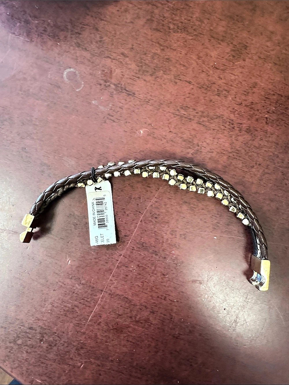 Brown & Gold Bracelet Like New